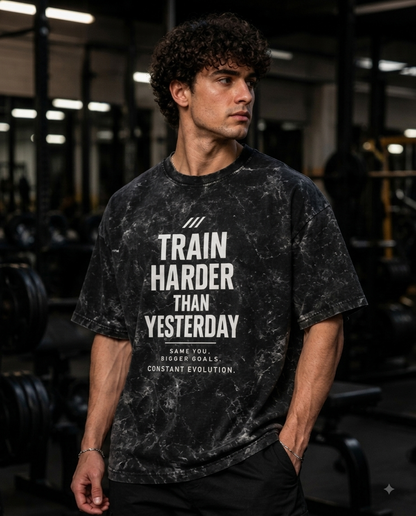Imperion™ Acid Wash Oversized T-Shirt — Heavyweight Streetwear