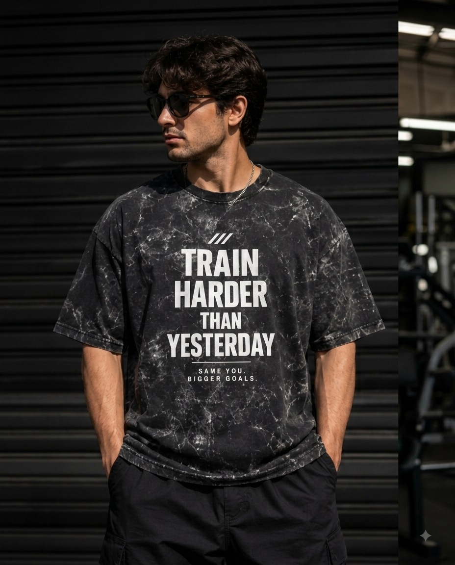 Imperion™ Acid Wash Oversized T-Shirt — Heavyweight Streetwear