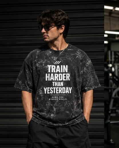 Imperion™ Acid Wash Oversized T-Shirt — Heavyweight Streetwear