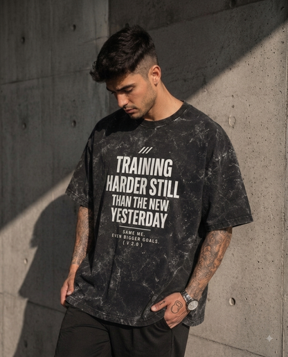 Imperion™ Acid Wash Oversized T-Shirt — Heavyweight Streetwear